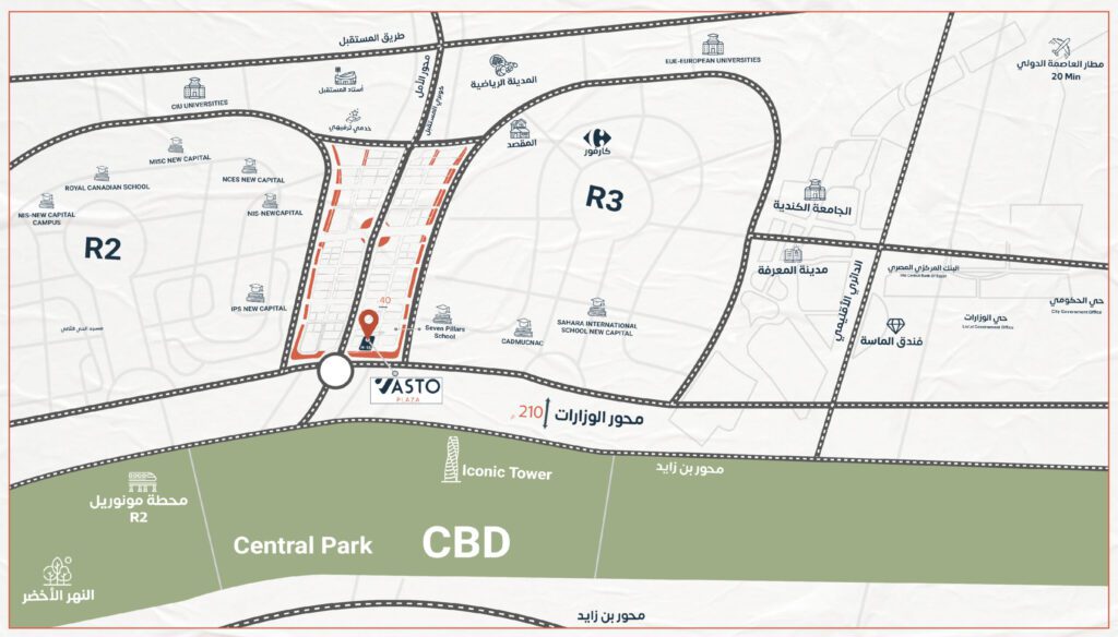 Vasto Plaza Mall Location